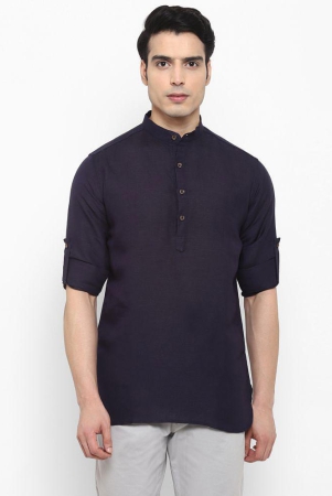 springberry-100-cotton-slim-fit-navy-mens-casual-shirt-pack-of-1-none