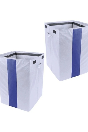 prettykrafts-set-of-2-pvc-laundry-bag-grey