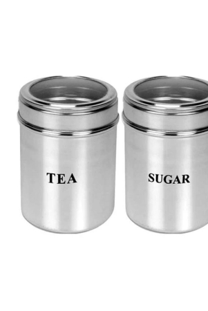 dynore-silver-stainless-steel-tea-and-sugar-canister-set-of-2-size-9