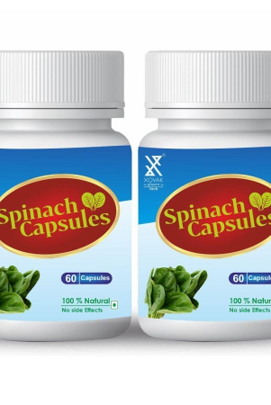 xovak-pharmtech-organic-spinach-is-superfood-antioxidant-capsule-100-gm-pack-of-2