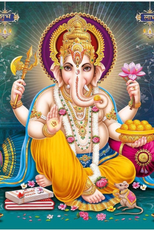 asmi-collection-beautiful-god-ganesha-self-adhesive-wall-sticker-72-x-60-cms-