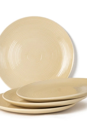 handcrafted-reactive-glaze-ceramic-dinner-plates-4-pieces-serving-for-4-microwave-and-dishwasher-safe-bone-ash-free-full-plate-set-crockery-for-dining-and-gifting-yellow-ten