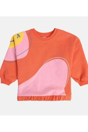 miniklub-girls-round-neck-full-sleeve-knit-sweat-shirt-orange-color-none