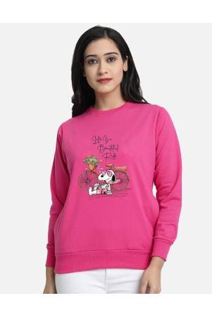 chozi-fleece-womens-non-hooded-sweatshirt-pink-none