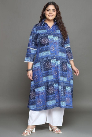 tissu-cotton-printed-kurti-with-palazzo-womens-stitched-salwar-suit-blue-pack-of-1-none