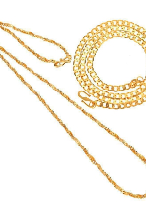 aanyacentric-combo-of-2-gold-plated-22inches-long-fashion-chain-none