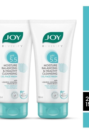 joy-ph-55-healthy-cleansing-gel-with-ceramides-vitamin-b5-e-face-wash-150ml-x-2