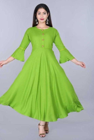 sipet-green-rayon-womens-anarkali-kurti-pack-of-1-none