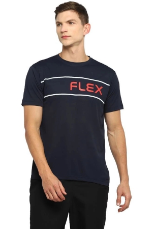 yuuki-navy-polyester-printed-t-shirt-none