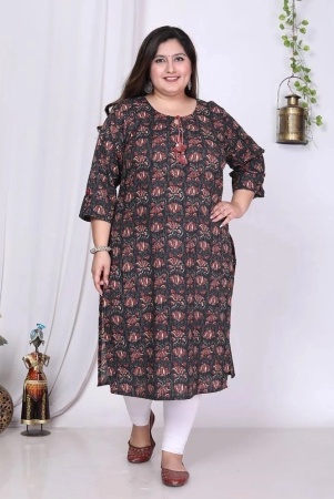 swasti-cotton-printed-straight-womens-kurti-black-pack-of-1-none