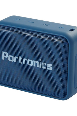 Portronics Dynamo:Portable Bluetooth Speaker with FM ,Blue (POR 737) - Blue