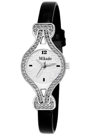 mikado-leather-round-womens-watch