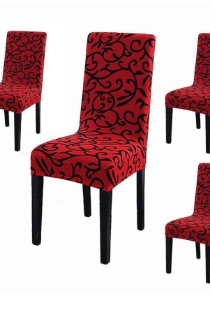 house-of-quirk-1-seater-polyester-chair-cover-pack-of-4-red