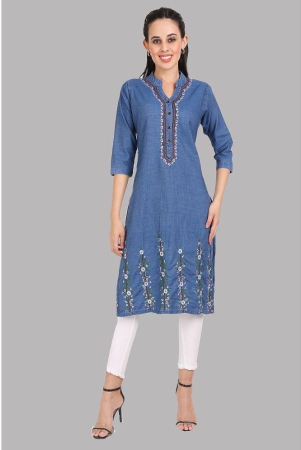 cefalu-blue-denim-womens-straight-kurti-pack-of-1-none