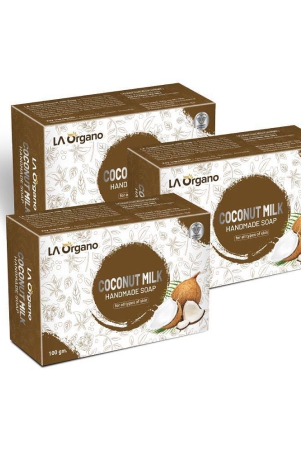 la-organo-coconut-milk-handmade-natural-bath-soap-bathing-bar-100-g-pack-of-3