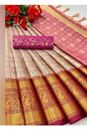 julee-silk-embellished-saree-with-blouse-piece-peach-pack-of-1-peach