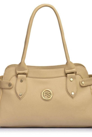 Fostelo Cream P.U. Shoulder Bag - Cream