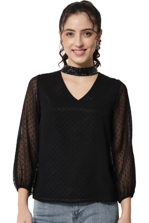 all-ways-you-women-top-georgette-fabric-black-xs