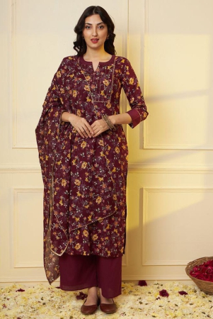 tissu-cotton-printed-kurti-with-palazzo-womens-stitched-salwar-suit-maroon-pack-of-1-none