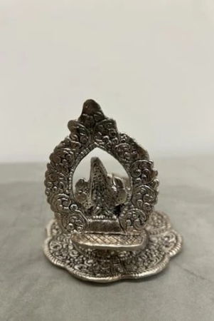 aarna-creations-hand-crafted-metal-ganesha-with-diya-artistic-and-decorative-diya-ganesha-idol-in-antique-silver-desk-idol-diya-ganesha