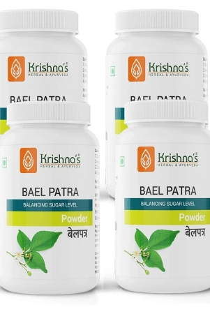 krishnas-herbal-ayurveda-bael-patra-powder-100-g-pack-of-4