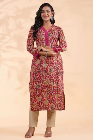 vbuyz-cotton-printed-straight-womens-kurti-pink-pack-of-1-none