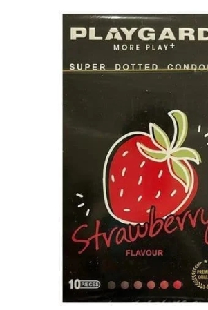 playgard-more-play-super-dotted-condom-strawberry-flavoured-10s