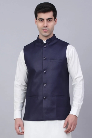 men-navy-blue-solid-woven-sleeveless-nehru-jackets-s-navy-blue