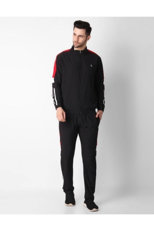 forbro-black-polyester-relaxed-fit-mens-tracksuit-pack-of-1-l