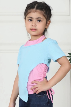 mini-ming-colourblocked-layered-cotton-top