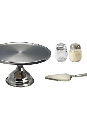 dynore-stainless-steel-cake-stand-4-pcs-silver