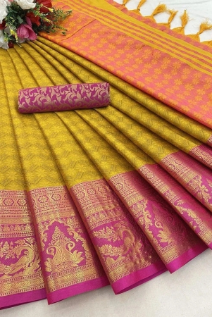 julee-kanjivaram-silk-woven-saree-with-blouse-piece-yellow1-pack-of-1-yellow1