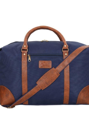 leather-world-blue-solid-m-duffle-travel-bag-m