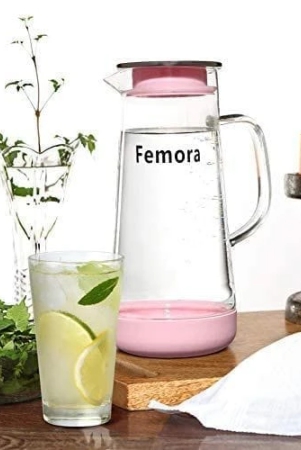 femora-borosilicate-glass-jug-with-ss-metallic-lid-1500-ml-black