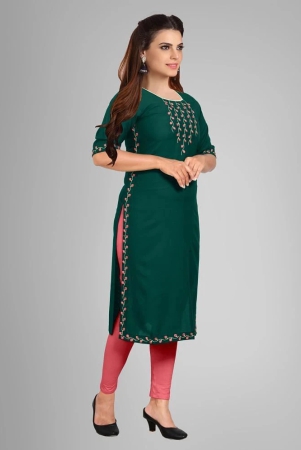 kapadia-green-rayon-womens-straight-kurti-pack-of-1-none