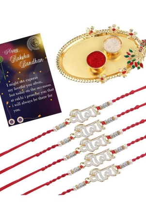 paola-rakhi-bracelet-veera-daimond-stud-pendant-rakhi-with-kankawati-pooja-thali-roli-chawal-greeting-card-for-bhaiyabrotherbhai-pack-of-5-none