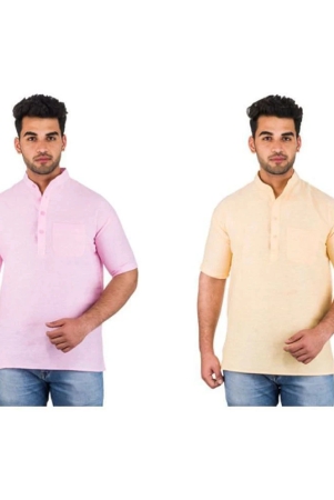 deshbandhu-dbk-multi-100-percent-cotton-kurta-pack-of-2-none