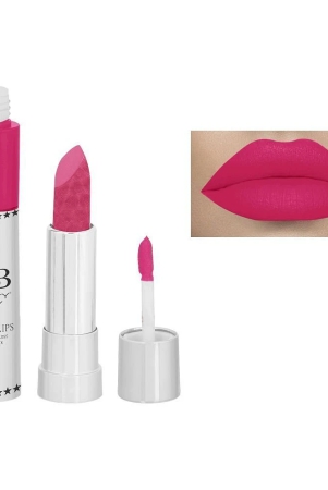 Beauty Berry Matte Lips Creme Lipstick 2 IN 1 Hot Pink 1 g