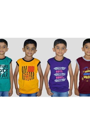 soft-apparels-multicolor-cotton-boys-t-shirt-pack-of-4-none