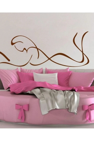 decor-villa-girl-on-bed-line-art-vinyl-wall-stickers