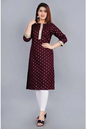 sipet-coffee-rayon-womens-straight-kurti-pack-of-1-none