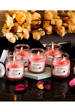 ecraftindia-rose-votive-jar-candle-scented-pack-of-5