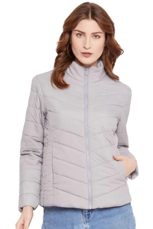 ppthefashionhub-polyester-grey-jackets-none