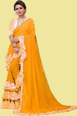 apnisha-georgette-embellished-saree-with-blouse-piece-yellow-pack-of-1-yellow