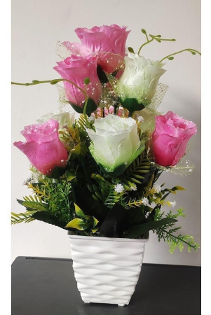 baarig-pink-rose-artificial-flower-pack-of-1-