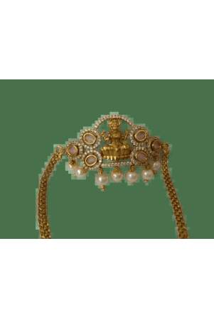 stunning-gold-plated-goddess-laxmi-pendant-with-pearls-and-pink-stones-for-women