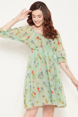 floral-printed-v-neck-flared-sleeve-flared-georgette-fit-flare-dress