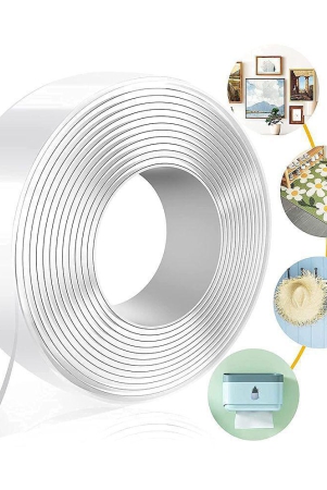 shb-3-meter-double-sided-tape-adhesive-silicone-tape-heavy-duty-heat-resistant-multi-functional-removable-washable-reusable-anti-slip-gel-nano-grip-tape-2-mm-white