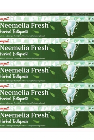 mpil-wellness-neemelia-fresh-toothpaste-for-healthygums-strong-teeth-100gm-pack-of-5