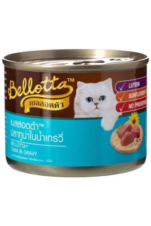 Bellotta Tuna Chunk Mixed Tuna Flake In Gravy, 185 Gm